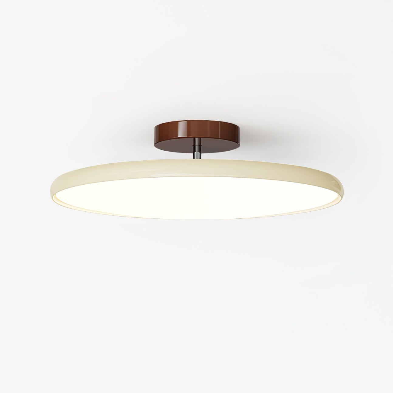 Dara Adjustable Ceiling Light Fixture | Minimalist LED Design, Soft Beige or Green 6