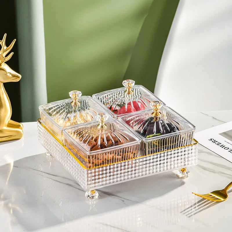 Servina - Segmented Decorative Snack Tray