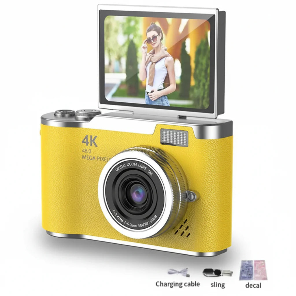 SnapTura - 4K Point And Shoot Digital Camera