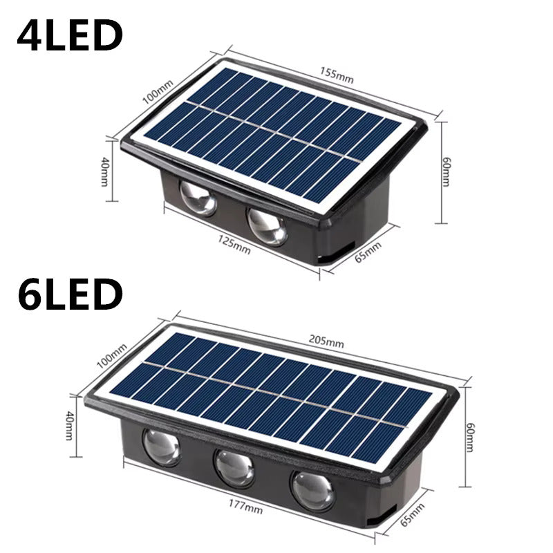 Solaire Wall Sconce | Solar-Powered Outdoor Wall Lights, Dual Lighting Modes 8