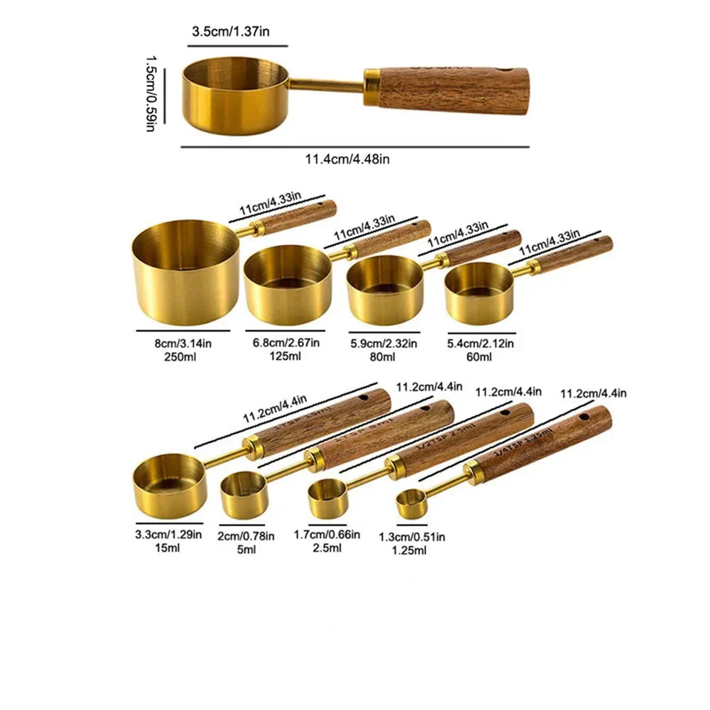 Accura - 8-Piece nested Measuring Set