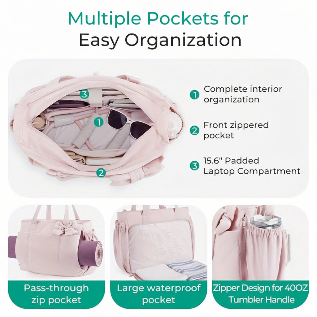 Aeretote - Padded Zip Tote Bag