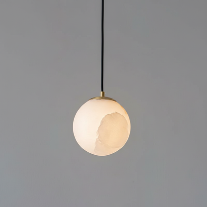 Alabaster Globe Pendant Light | Kitchen Pendant Lighting
