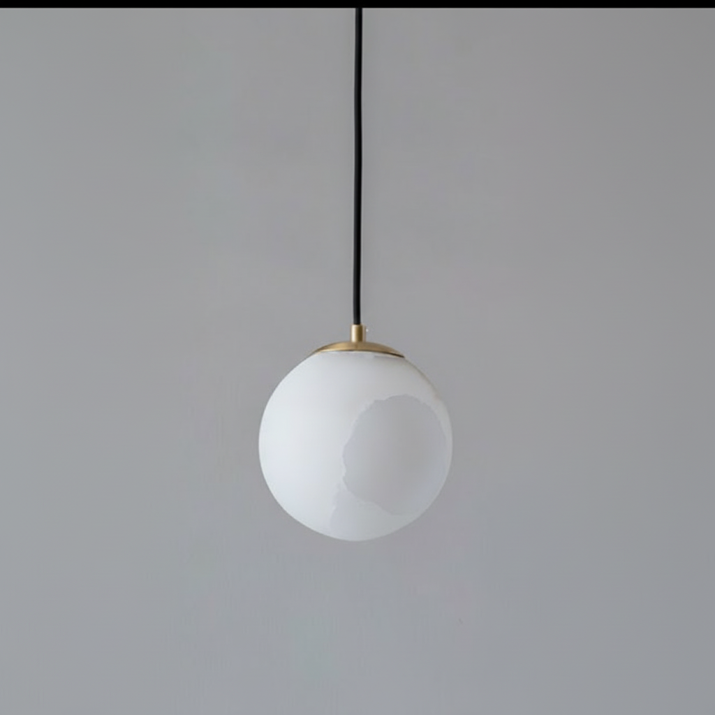 Alabaster Globe Pendant Light | Kitchen Pendant Lighting