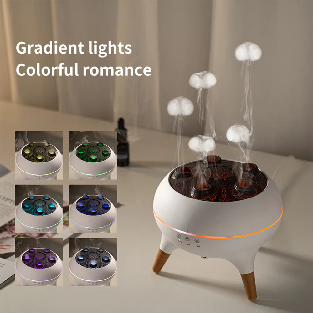 AquaPulse - Ultrasonic Aroma Diffuser With Rhythmic Rings