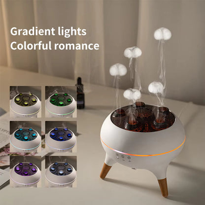 AquaPulse - Ultrasonic Aroma Diffuser With Rhythmic Rings