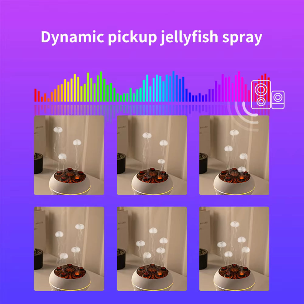 AquaPulse - Ultrasonic Aroma Diffuser With Rhythmic Rings