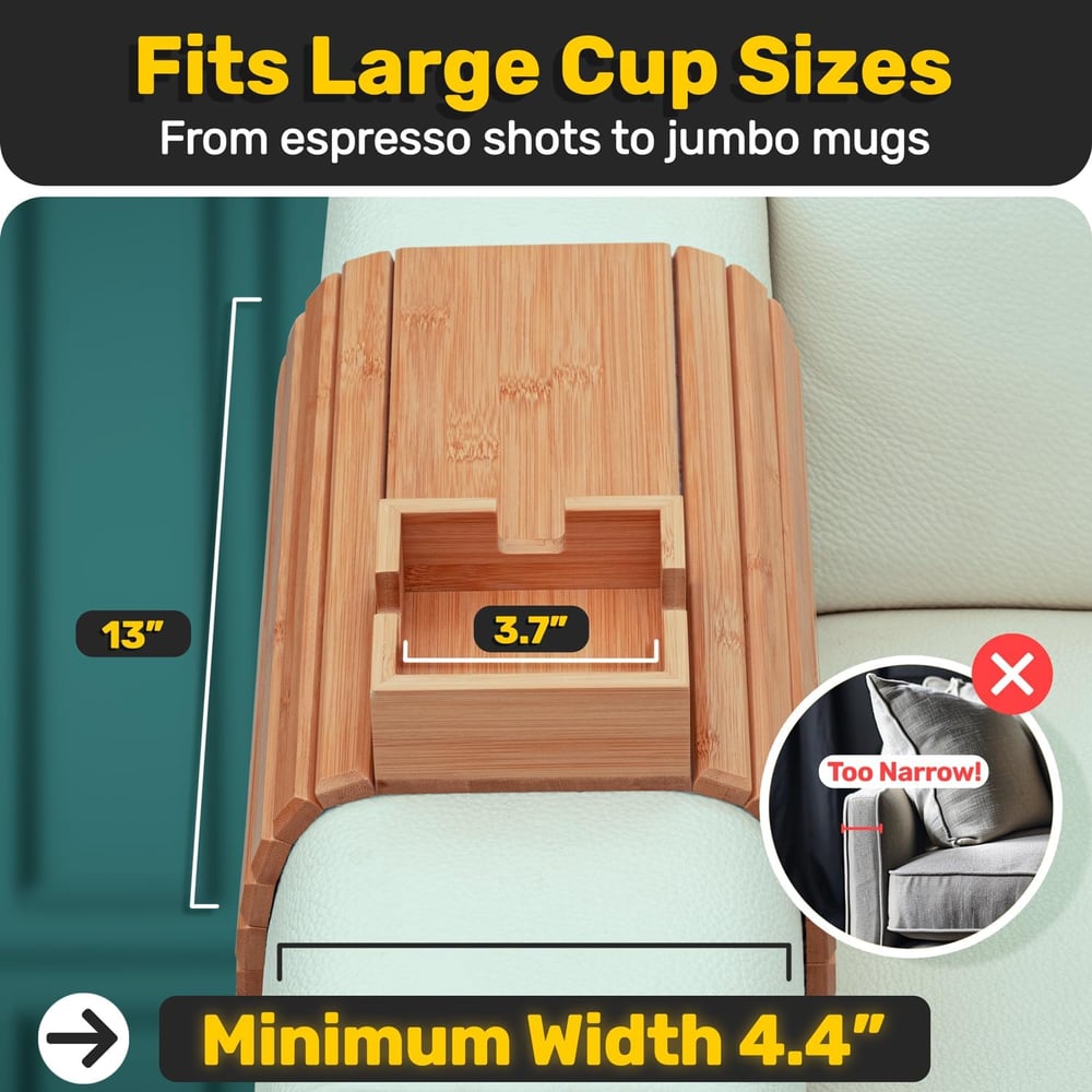 Armodex - Flexible Slatted Armrest Tray