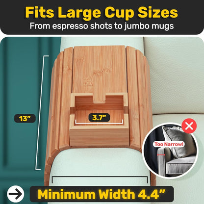 Armodex - Flexible Slatted Armrest Tray