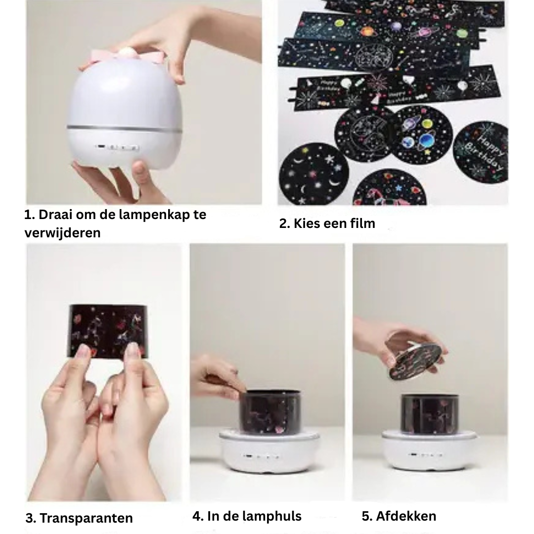 AstroGlow - Ceiling Star Lights Projector