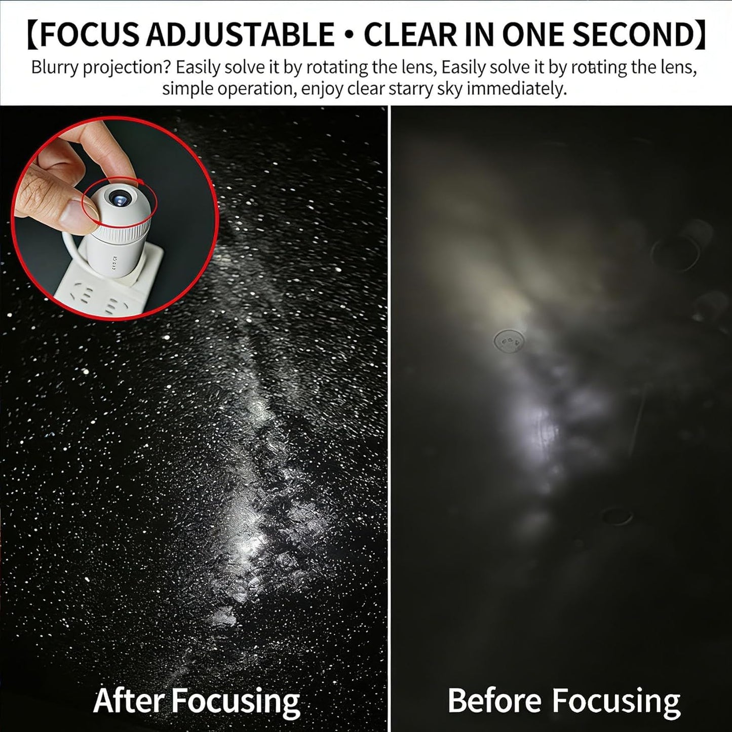 Astroflex - Flexible Neck Galaxy Star Projector