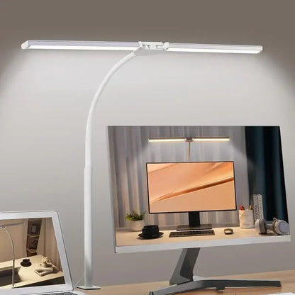 Auralis - Modern Dual-Head LED Desk Lamp