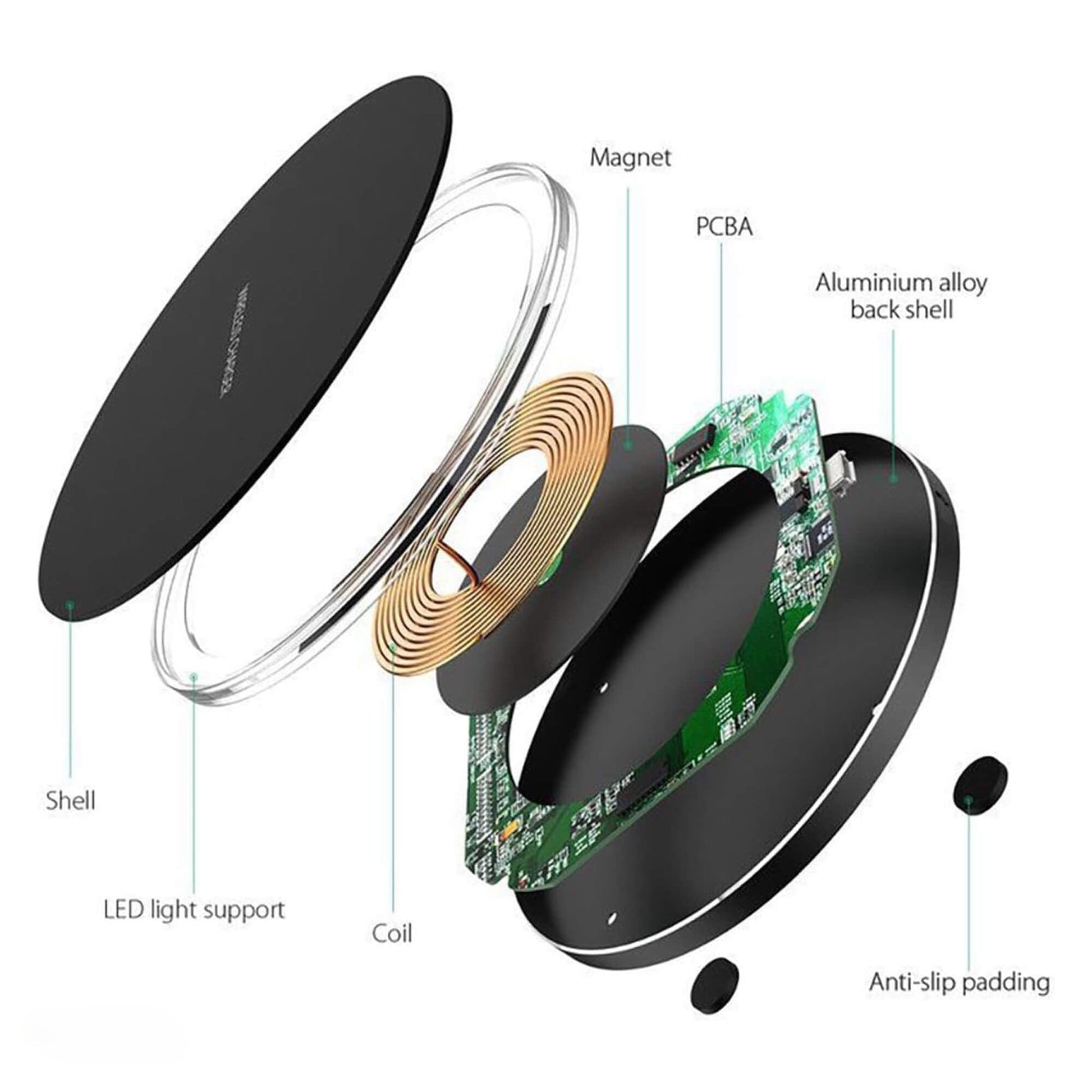Auraloop - 15W Wireless Charging Pad