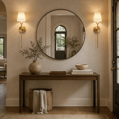 Aurelia Wall Sconces | Rechargeable, Remote-Controlled, Minimal Gold Finish 0