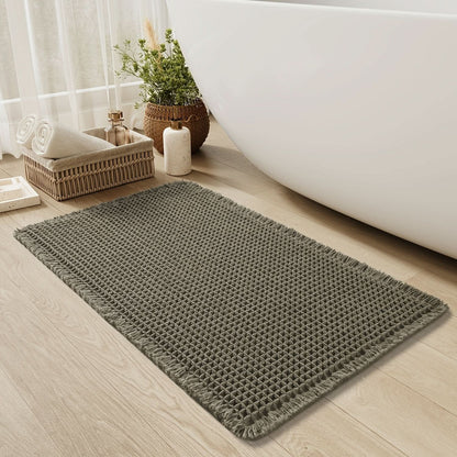Bamboo Bath Mat | Ultra-Absorbent, Quick-Drying, Non-Slip Design 0