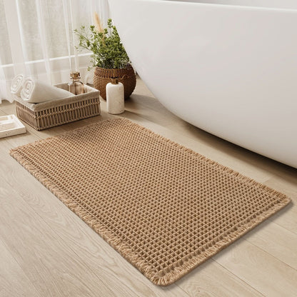 Bamboo Bath Mat | Ultra-Absorbent, Quick-Drying, Non-Slip Design 4