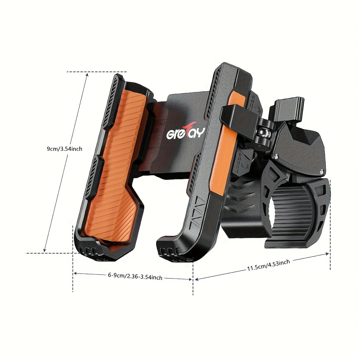 BarClasp - Adjustable Handlebar Bicycle Phone Holder
