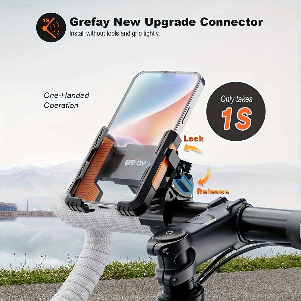 BarClasp - Adjustable Handlebar Bicycle Phone Holder