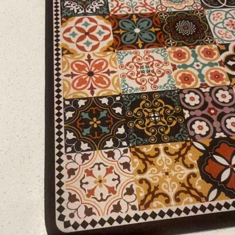 BaristaPad - Retro Tile Pattern Coffee Mat