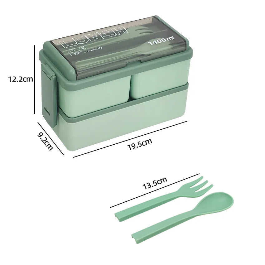 BentoPro - Double Layer Bento Lunch Box