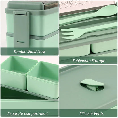 BentoPro - Double Layer Bento Lunch Box