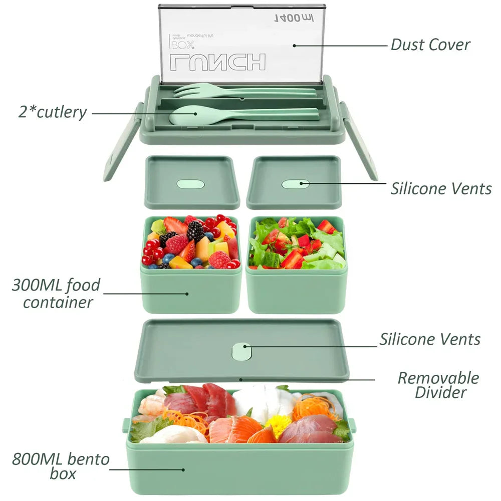 BentoPro - Double Layer Bento Lunch Box