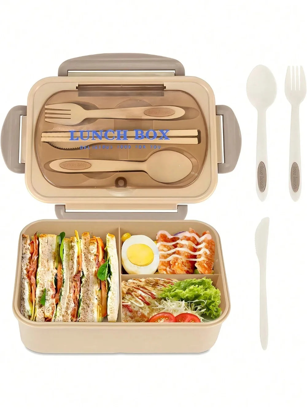 Bentoq - Multi-Compartment Reusable Bento Lunch Box