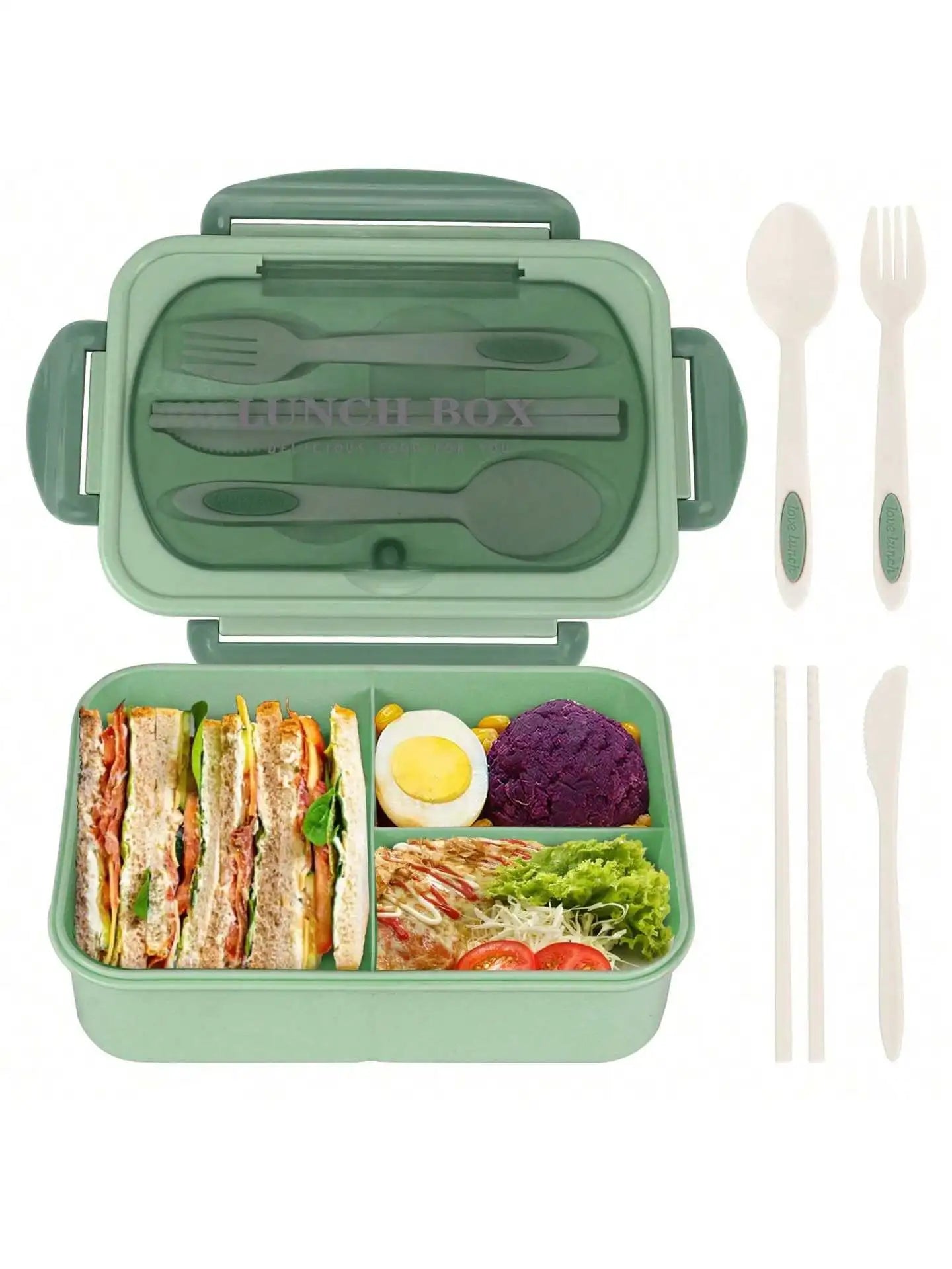 Bentoq - Multi-Compartment Reusable Bento Lunch Box