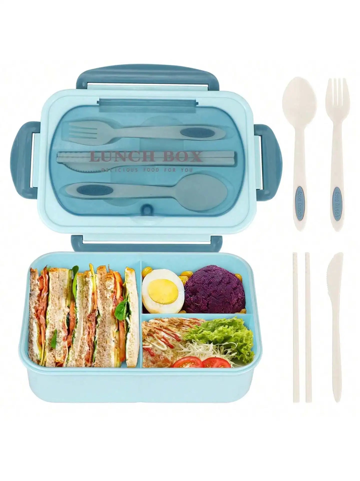 Bentoq - Multi-Compartment Reusable Bento Lunch Box