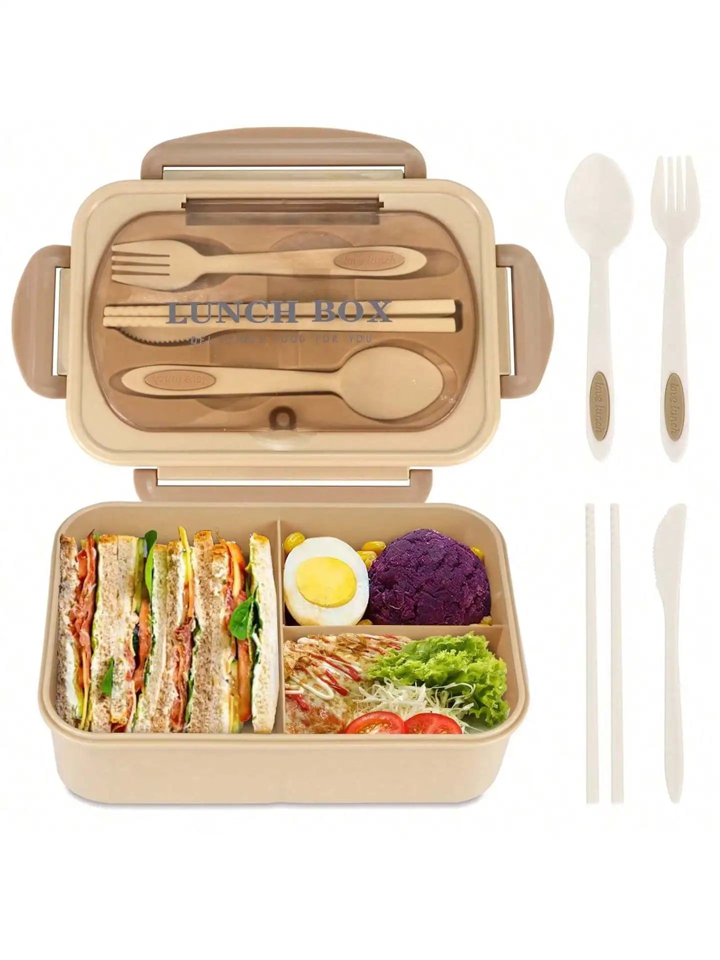 Bentoq - Multi-Compartment Reusable Bento Lunch Box