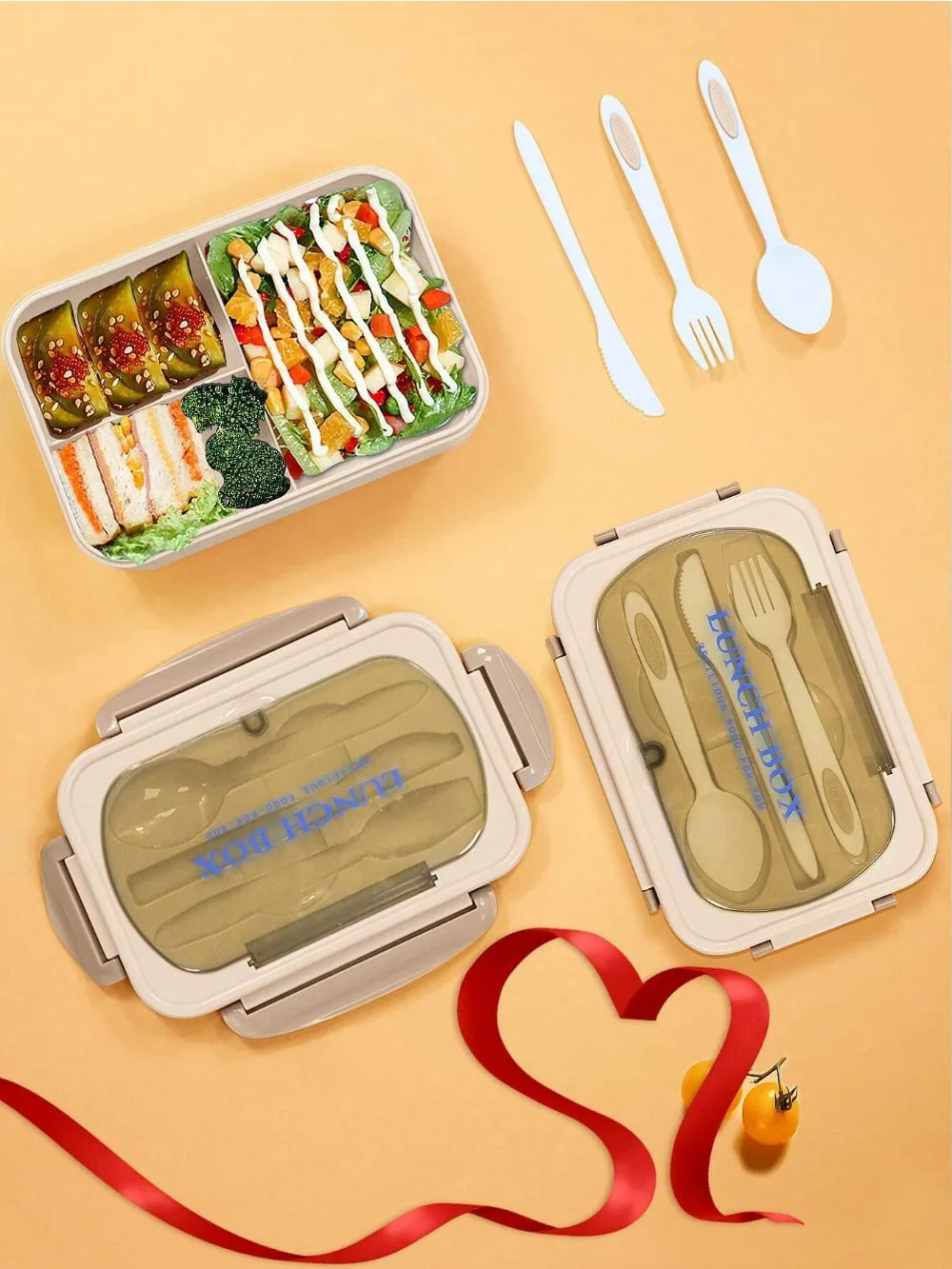 Bentoq - Multi-Compartment Reusable Bento Lunch Box