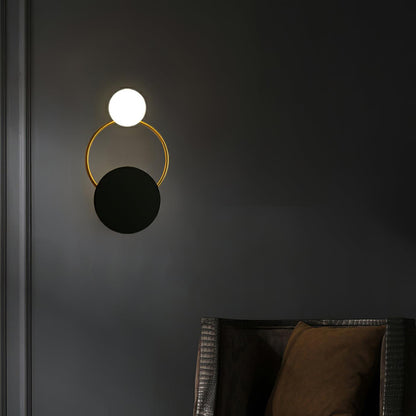 Black Circular Rings Wall Light | Modern Sconce Lighting 5
