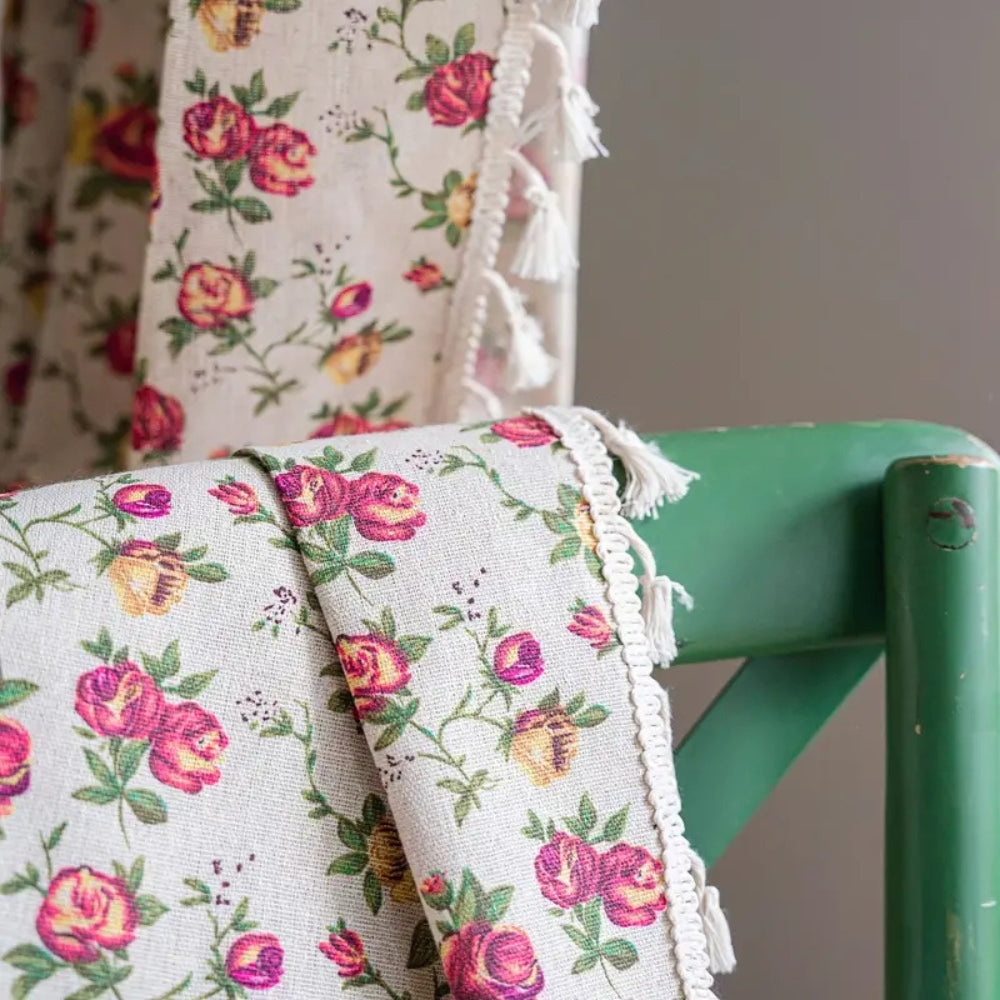 Bora Floral Curtain Panel | Vintage-Inspired, Semi-Shading Draperies 3