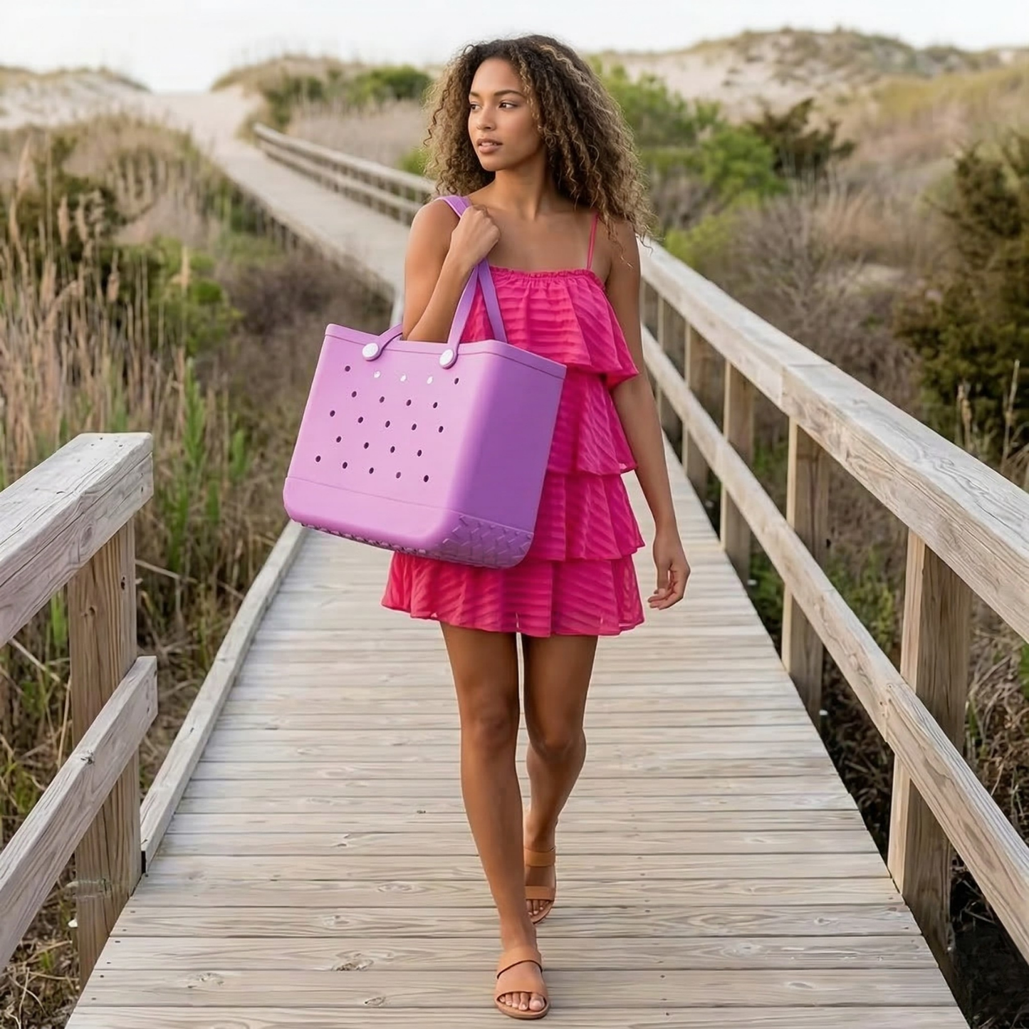 Breezy Beach Tote | Waterproof, Large Design for Sand and Water 1