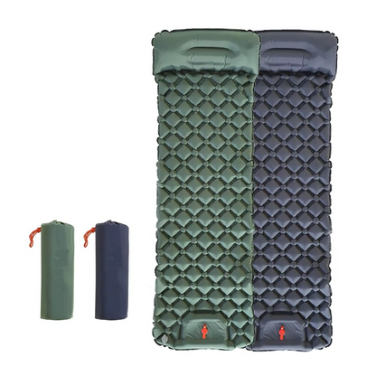 Camo Camping Sleeping Pad | Self-Inflating, Lightweight with Built-In Pillow 1