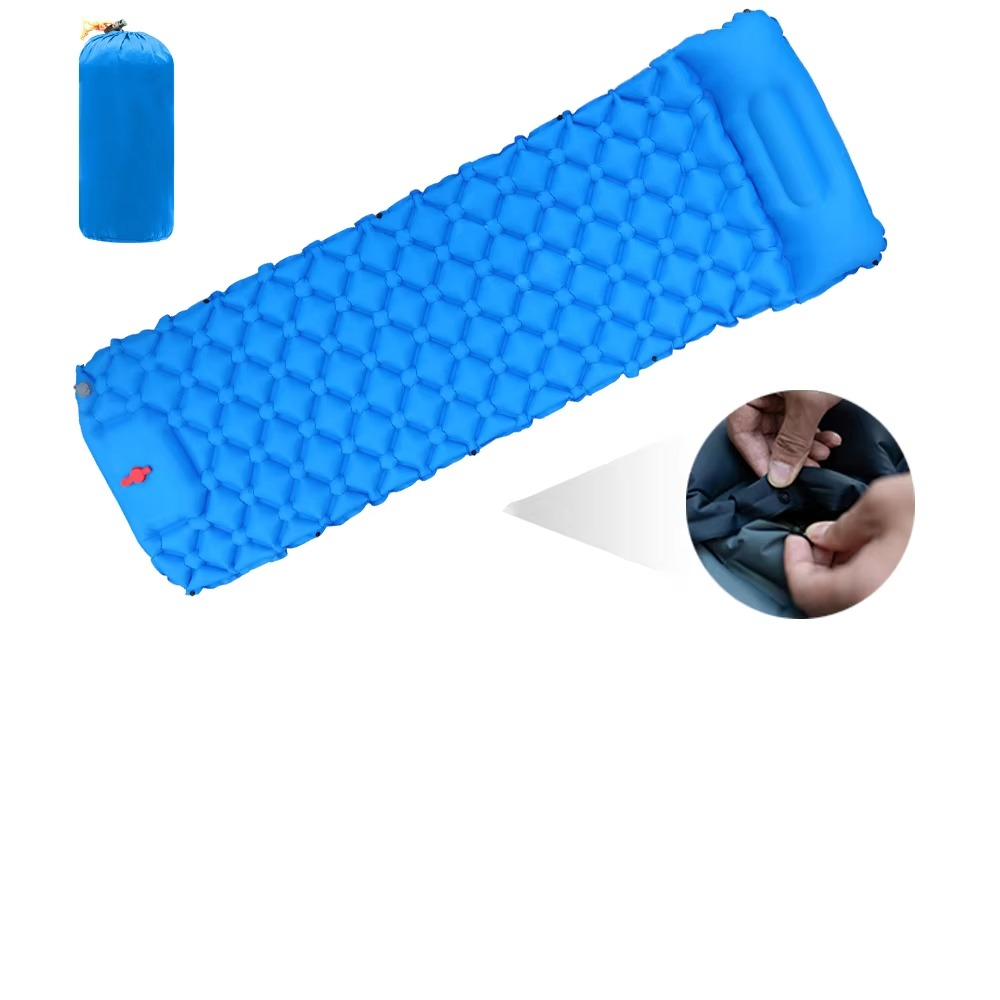 Camo Camping Sleeping Pad | Self-Inflating, Lightweight with Built-In Pillow 2