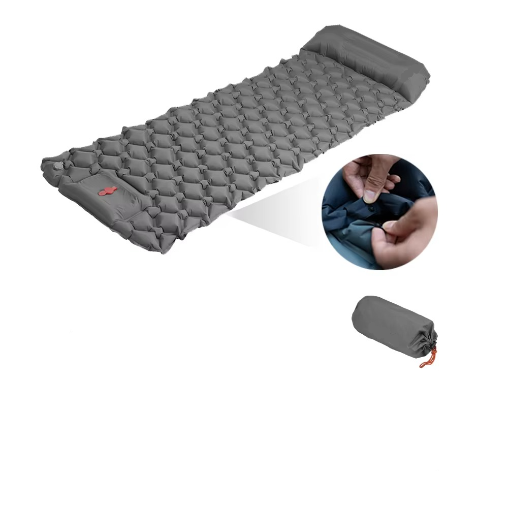Camo Camping Sleeping Pad | Self-Inflating, Lightweight with Built-In Pillow 4