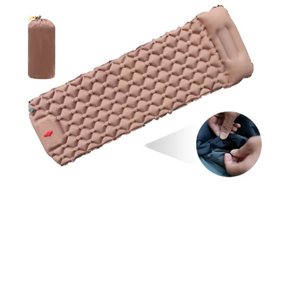 Camo Camping Sleeping Pad | Self-Inflating, Lightweight with Built-In Pillow 6