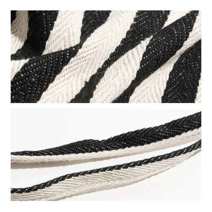 Canoe Tote Bag | Durable Canvas, Stylish Striped Design 4
