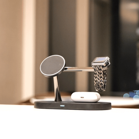 Chargix - Compact 3-In-1 Wireless Charging Station