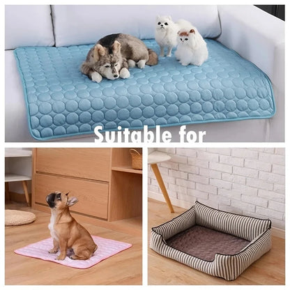 ChillPaws Mat | Extra Large Cooling Pet Bed for Dogs and Cats, Durable, Easy to Clean 4