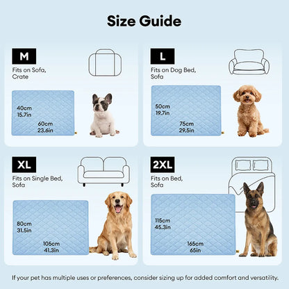 Chillora - Quilted Double-Sided Pet Cooling Blanket