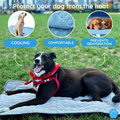 Chillova - Self-Cooling Quilted Dog Crate Mat