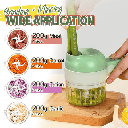 ChopMatic - 4-In-1 Handheld Vegetable Chopper