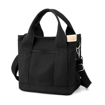 Cleo Crossbody Bag | Durable Canvas, Adjustable Strap, Black for Women 2