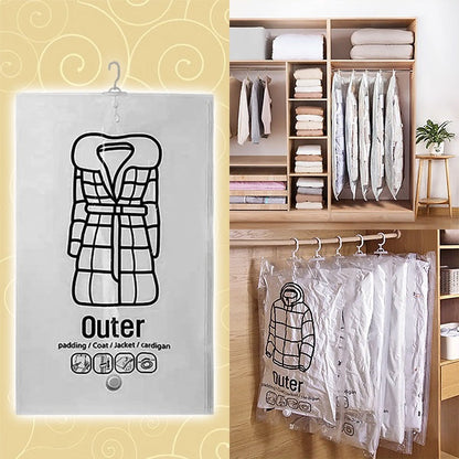 CompressoBag - Hanging Vacuum Storage Bags