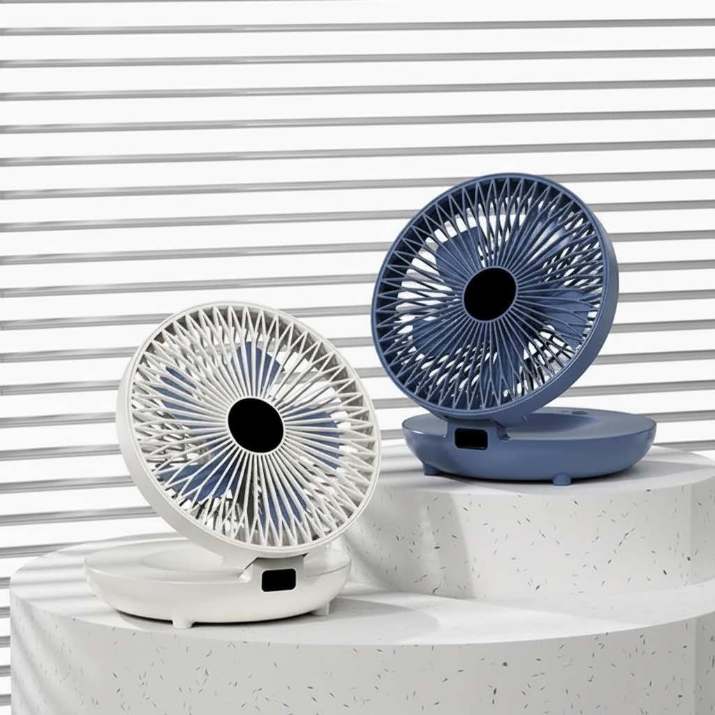 Cora Portable Fan | Foldable, Oscillating Design 1