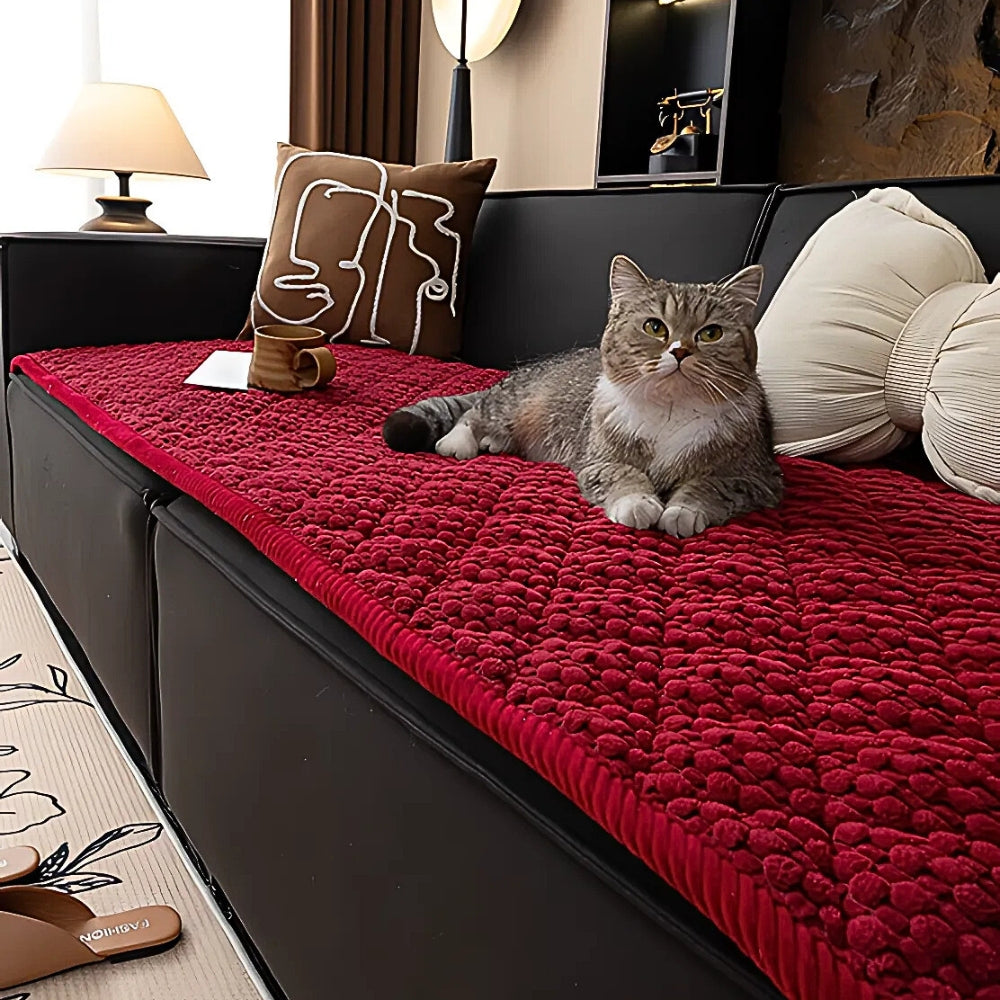 CozyCouchGuard - Quilted Dog Sofa Cover