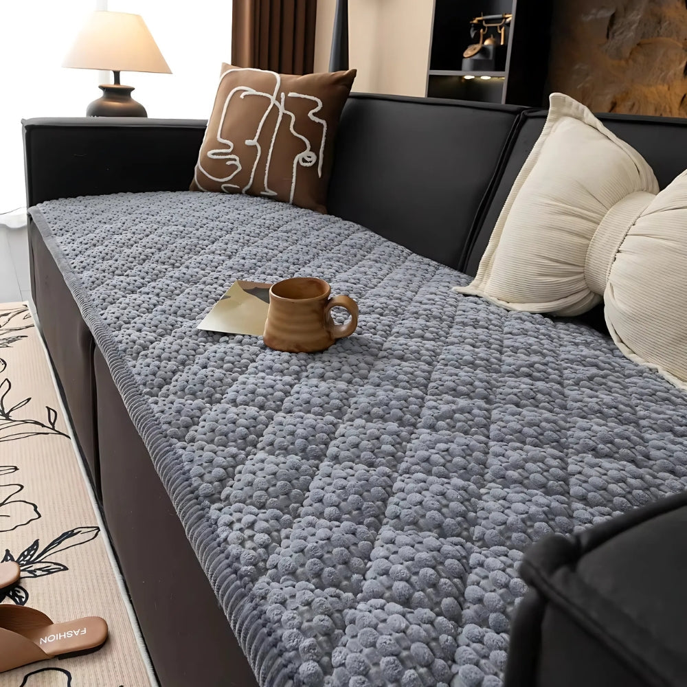 CozyCouchGuard - Quilted Dog Sofa Cover