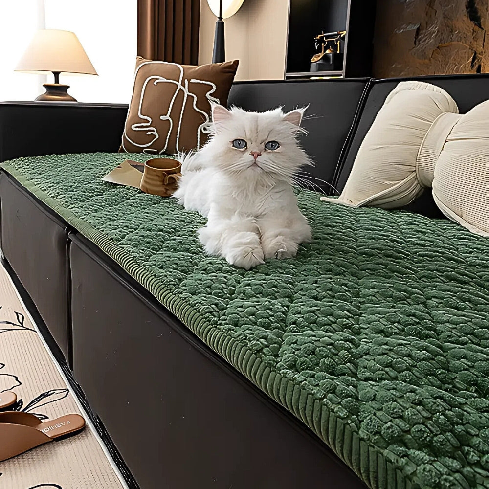 CozyCouchGuard - Quilted Dog Sofa Cover